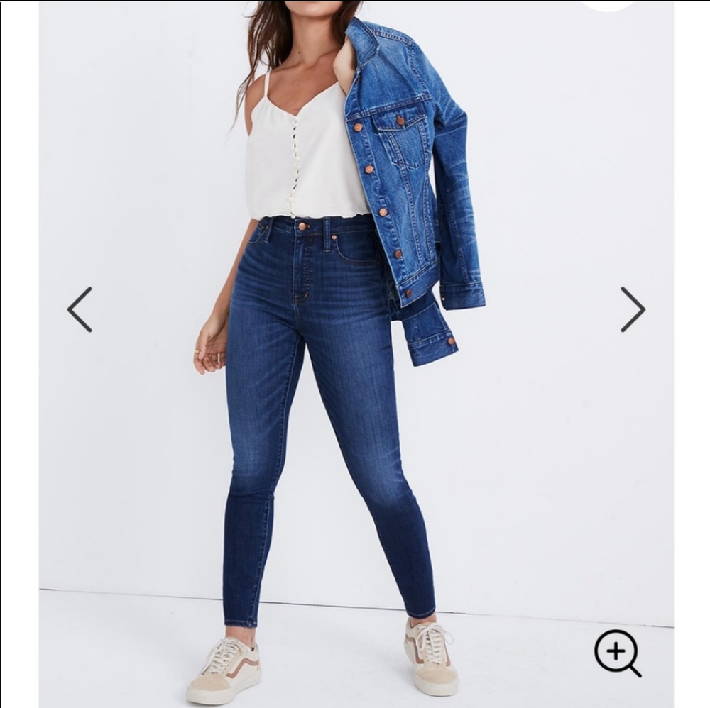Madewell curvy skinny jeans